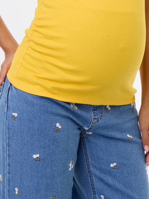 Top de tirantes de premamá con sisas americanas - Kiabi Top de tirantes de premamá con sisas americanas - Kiabi