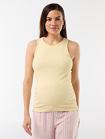 Top de tirantes de premamá con sisas americanas