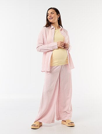 Top de tirantes de premamá con sisas americanas