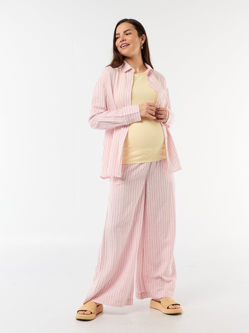 Top de tirantes de premamá con sisas americanas - Kiabi