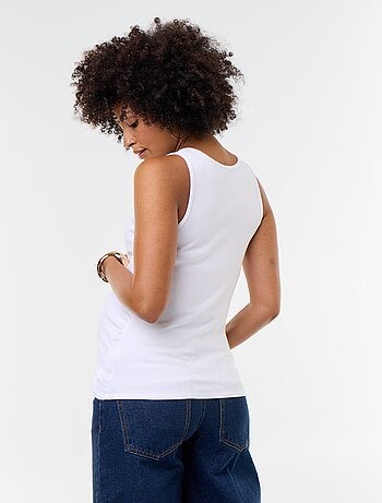 Top de tirantes de premamá con sisas americanas