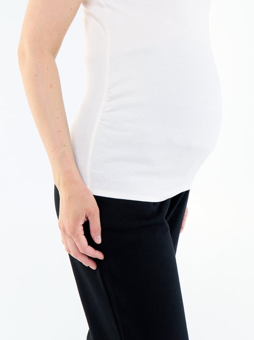 Top de tirantes de premamá con sisas americanas - Kiabi