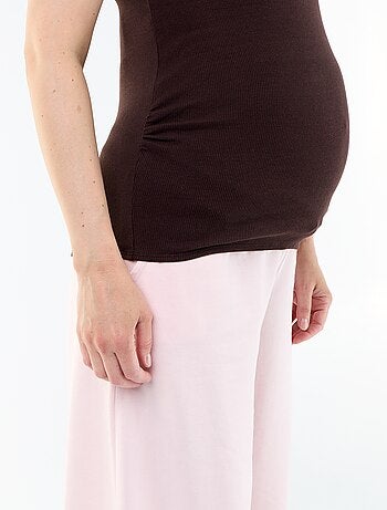 Top de tirantes de premamá con sisas americanas