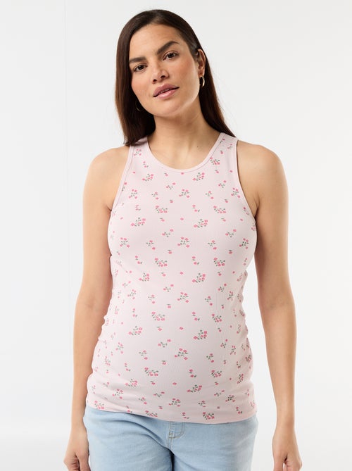 Top de tirantes de premamá con sisas americanas - Kiabi