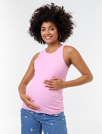 Top de tirantes de premamá con sisas americanas