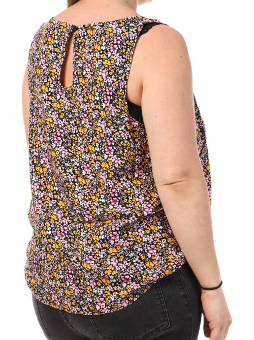 Top de Tirantes Estampado para Mujer Tallas Grandes Vero Moda CURVE - Kiabi Top de Tirantes Estampado para Mujer Tallas Grandes Vero Moda CURVE - Kiabi