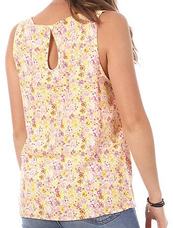 Top sin mangas estampado Vero Moda para mujer