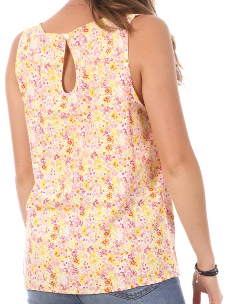 Top de Tirantes Estampado para Mujer Vero Moda Amarillo - Kiabi