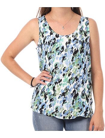 Top sin mangas estampado Vero Moda para mujer