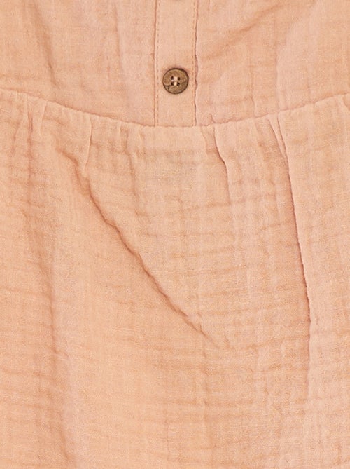 Top de tirantes finos gasa de algodón - Kiabi