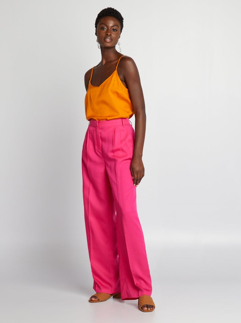 Top de tirantes finos NARANJA - Kiabi