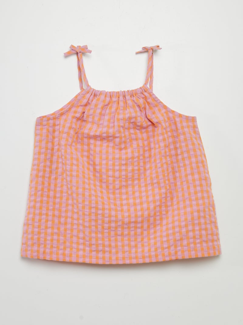 Top de tirantes finos PURPURA - Kiabi