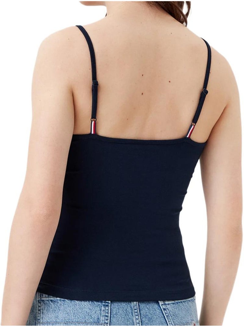 Top de Tirantes Tommy Jeans para Mujer Azul marino - Kiabi