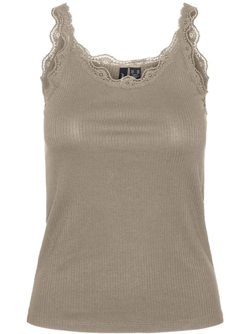 Top de tirantes vero moda para mujer Marrón capuchino - Kiabi
