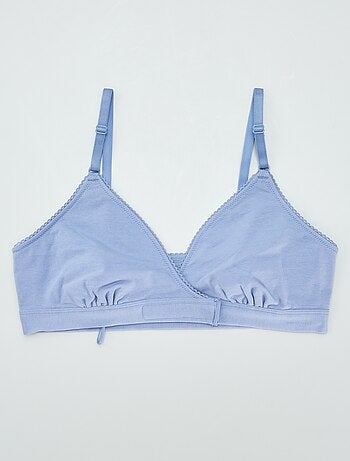 Top de triángulo sin aros - Fácil de Poner