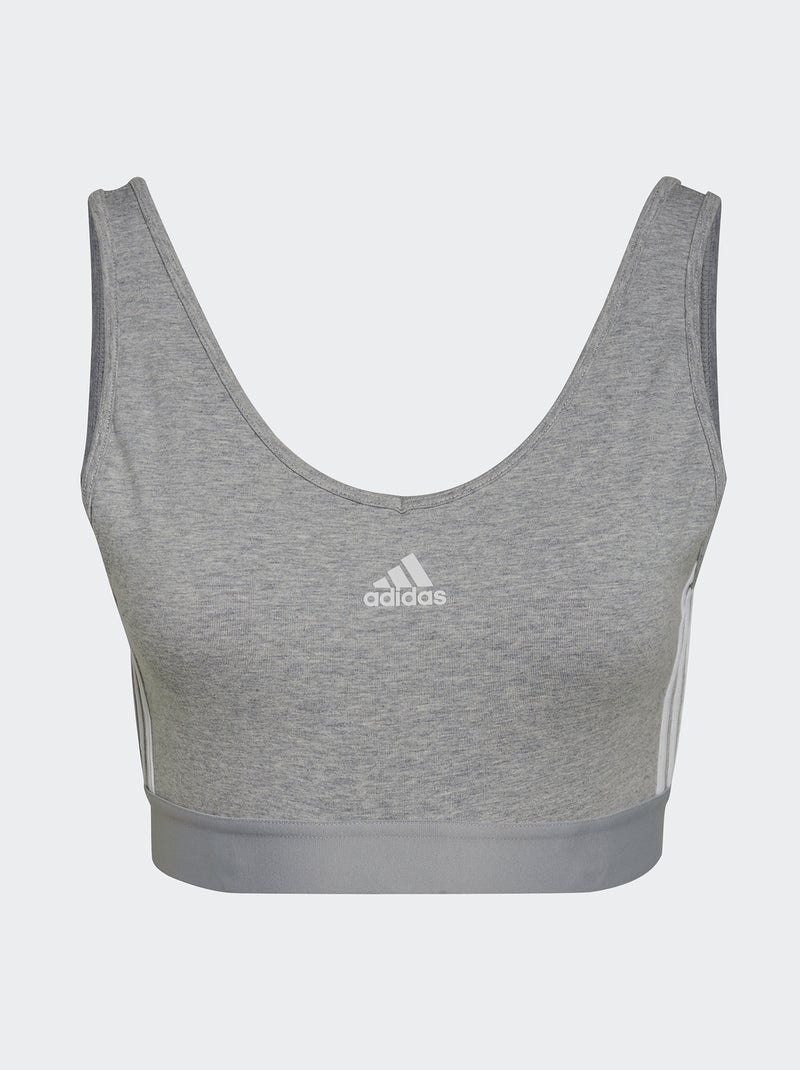 Top deportivo 'Adidas' GRIS - Kiabi