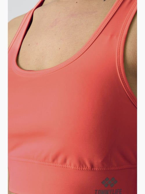 Top deportivo corto ajustado sin mangas tommy - Kiabi Top deportivo corto ajustado sin mangas tommy - Kiabi