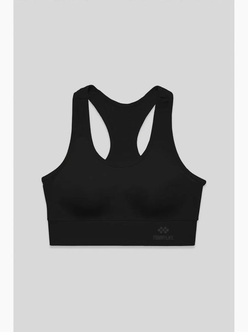 Top deportivo corto ajustado sin mangas tommy - Kiabi Top deportivo corto ajustado sin mangas tommy - Kiabi