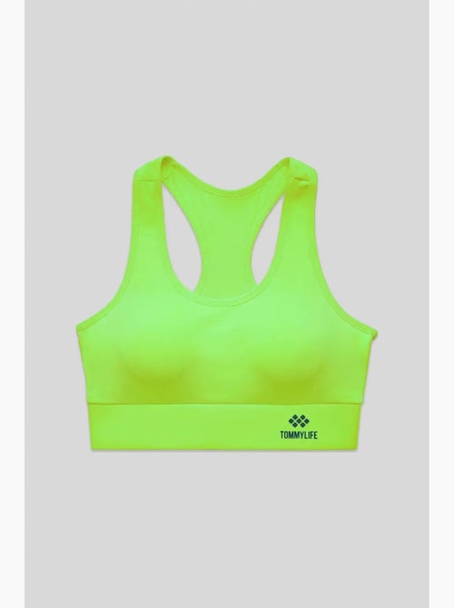 Top deportivo corto ajustado sin mangas tommy - Kiabi Top deportivo corto ajustado sin mangas tommy - Kiabi