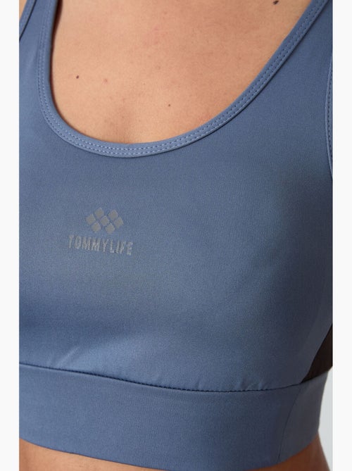 Top deportivo crop ajustado sin mangas tommy - Kiabi Top deportivo crop ajustado sin mangas tommy - Kiabi