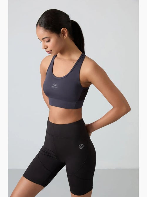 Top deportivo crop ajustado sin mangas tommy - Kiabi Top deportivo crop ajustado sin mangas tommy - Kiabi