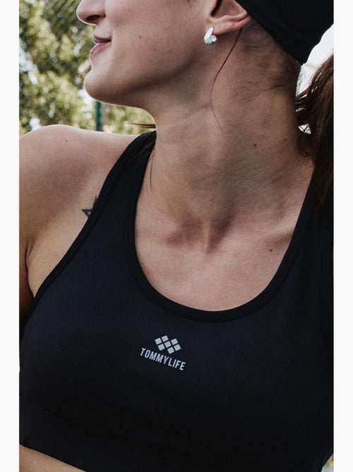 Top deportivo crop ajustado sin mangas tommy - Kiabi Top deportivo crop ajustado sin mangas tommy - Kiabi