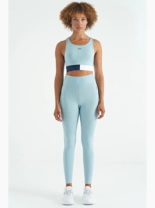 Top deportivo crop sin mangas de bloques de color tommy - Kiabi Top deportivo crop sin mangas de bloques de color tommy - Kiabi