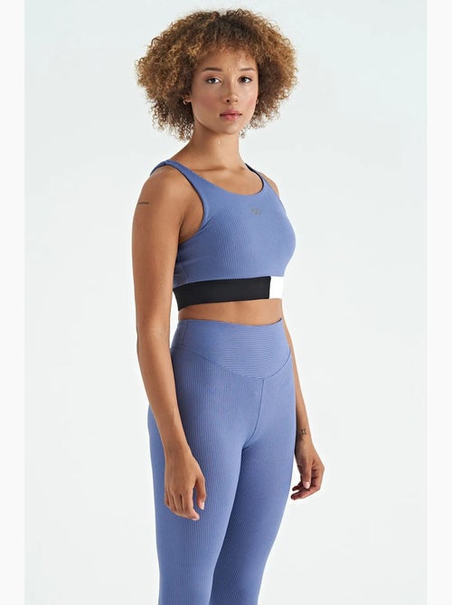 Top deportivo crop sin mangas de bloques de color tommy - Kiabi Top deportivo crop sin mangas de bloques de color tommy - Kiabi