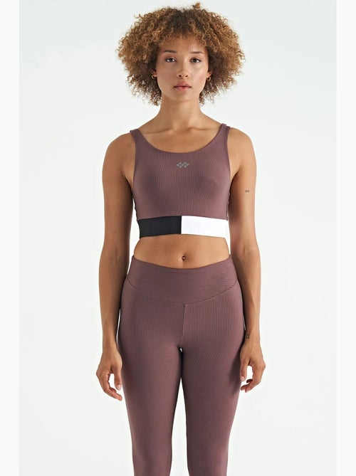 Top deportivo crop sin mangas de bloques de color tommy - Kiabi Top deportivo crop sin mangas de bloques de color tommy - Kiabi