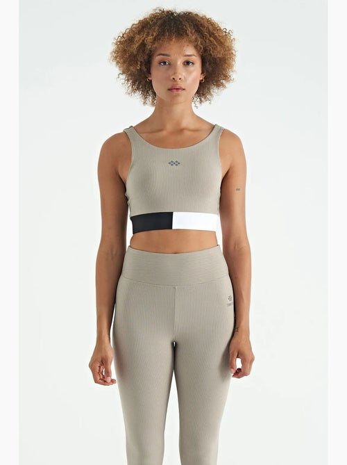 Top deportivo crop sin mangas de bloques de color tommy - Kiabi Top deportivo crop sin mangas de bloques de color tommy - Kiabi