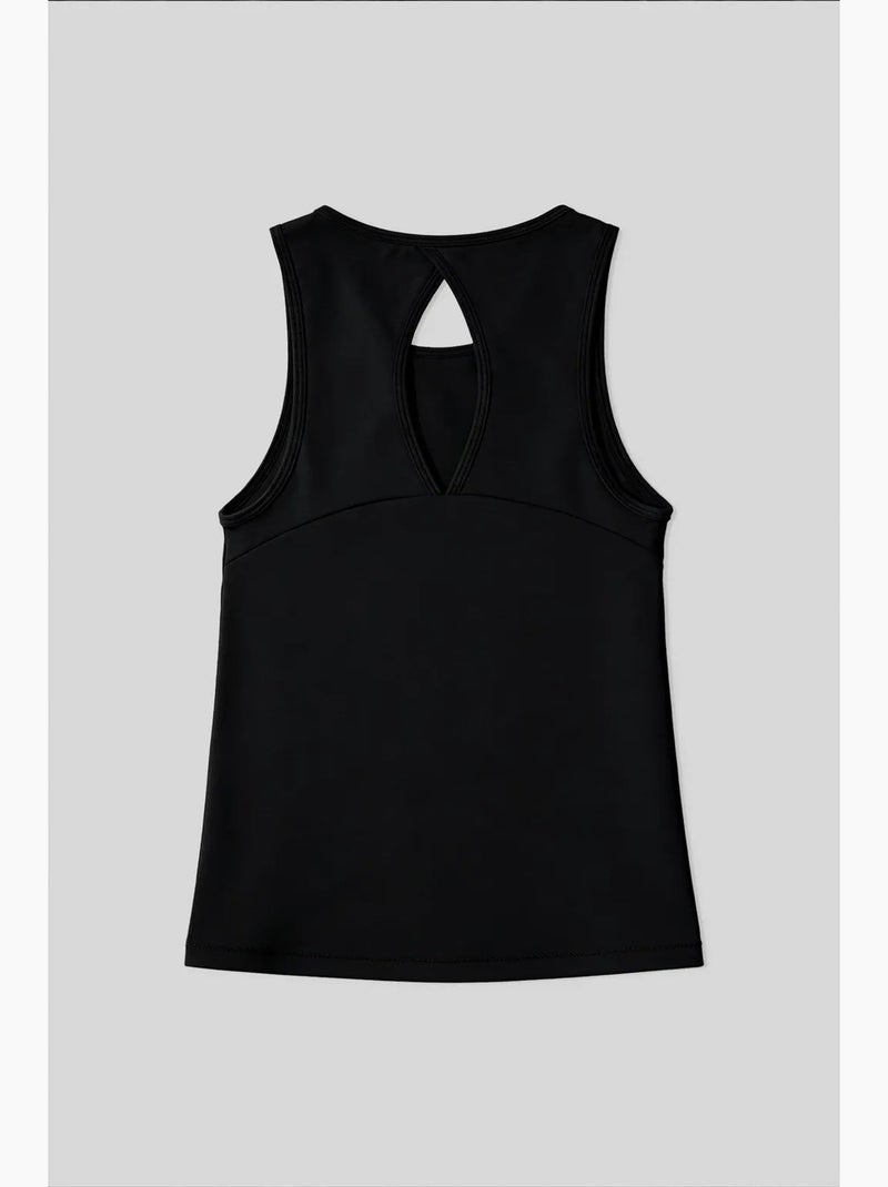 Top deportivo de mujer tommy Negro - Kiabi