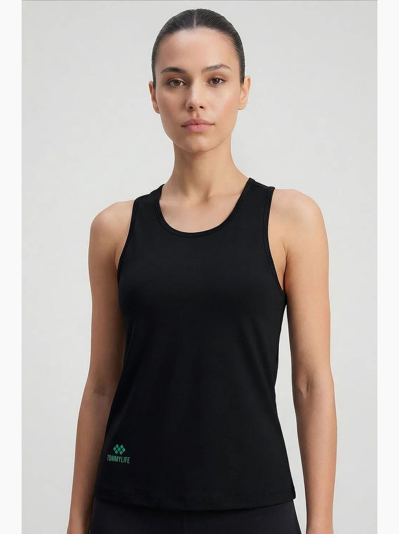 Top deportivo de mujer tommy Negro - Kiabi