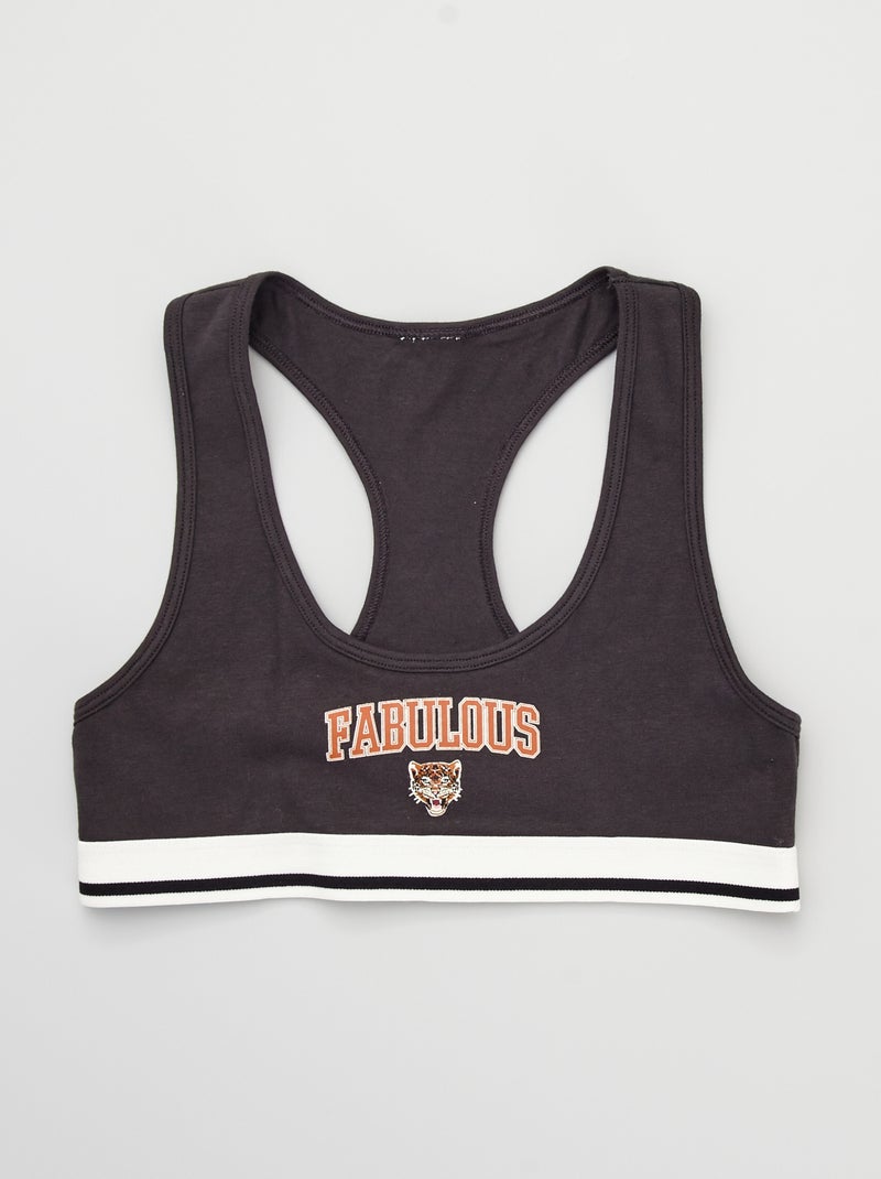 Top deportivo NEGRO - Kiabi