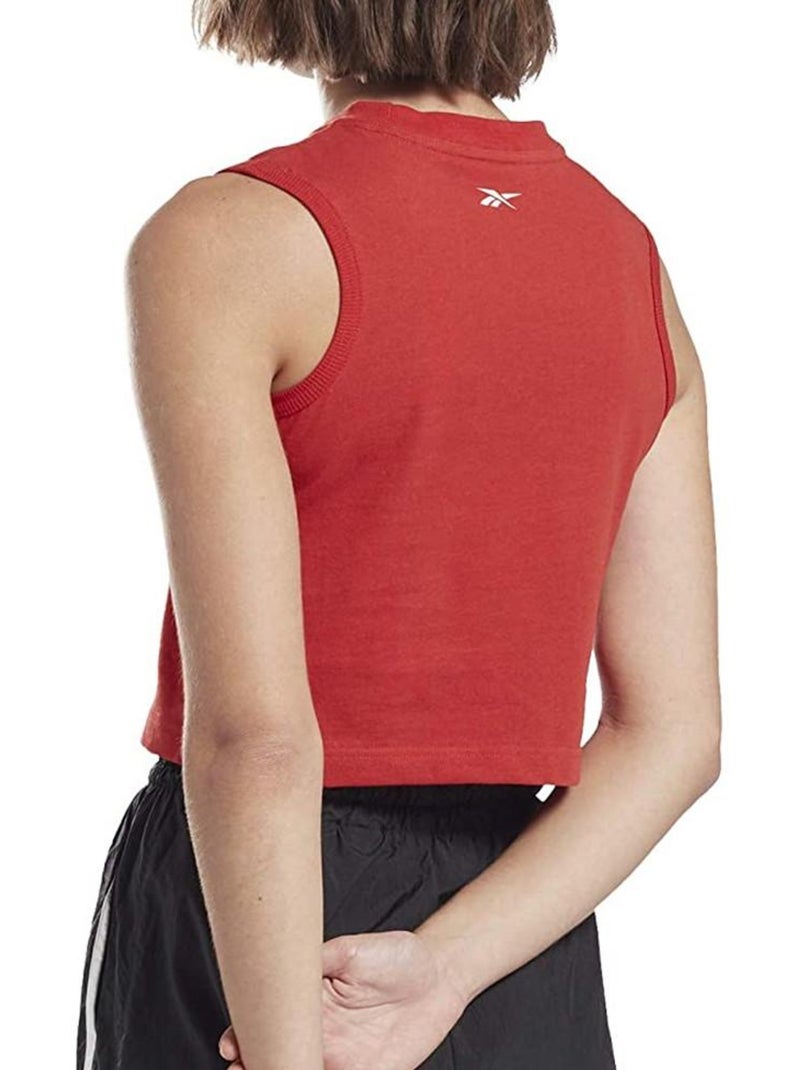Top Deportivo Reebok para Mujer - Rojo - Kiabi