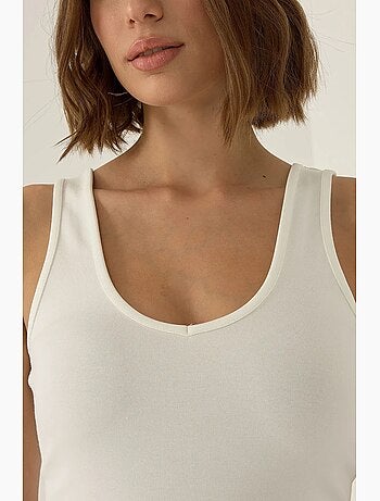 Top escote pico hiccup