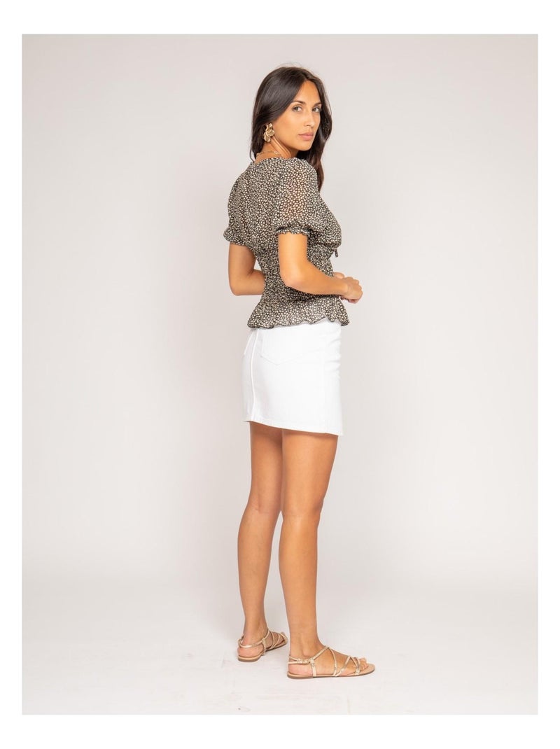 Top estampado FIDELINE Negro - Kiabi