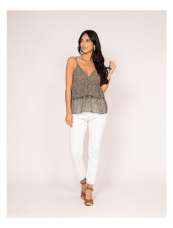 Top estampado FOSTINE