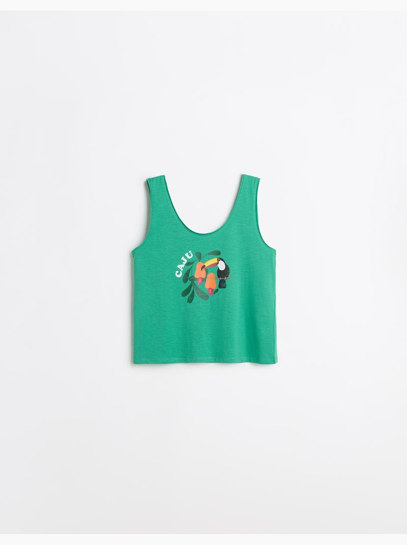Top estampado, MO Fashion Verde - Kiabi