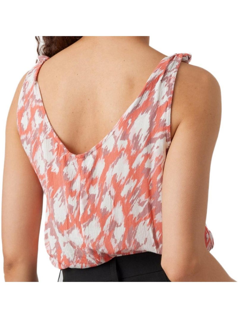 Top Estampado Mujer Vero Moda Naranja - Kiabi