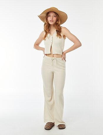 Top estilo chaleco de traje