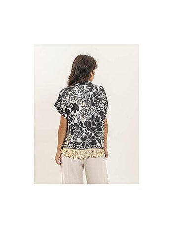 Top fluido estampado FALBANE