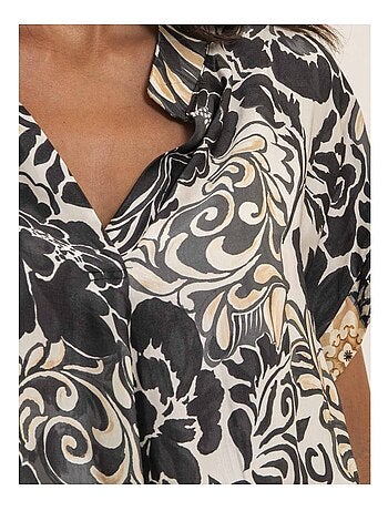 Top fluido estampado FALBANE