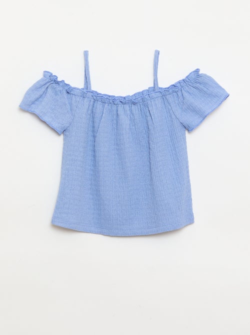 Top fruncido de tirantes finos - Kiabi