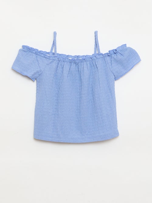 Top fruncido de tirantes finos - Kiabi