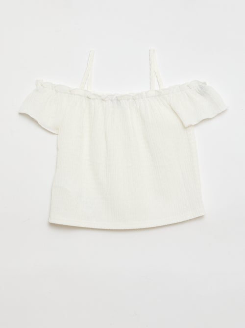 Top fruncido de tirantes finos - Kiabi