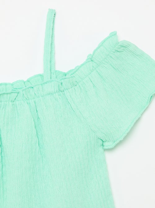 Top fruncido de tirantes finos - Kiabi