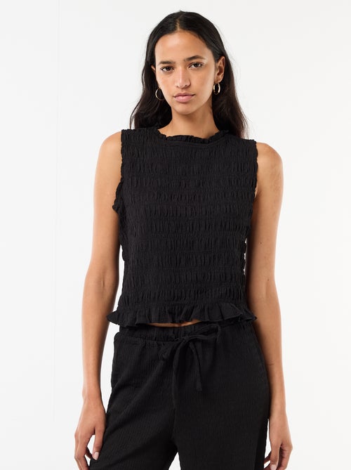 Top fruncido sin mangas - Kiabi