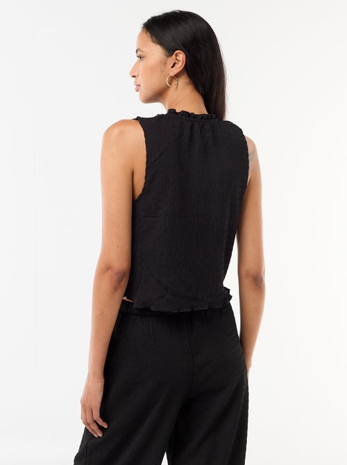 Top fruncido sin mangas - Kiabi