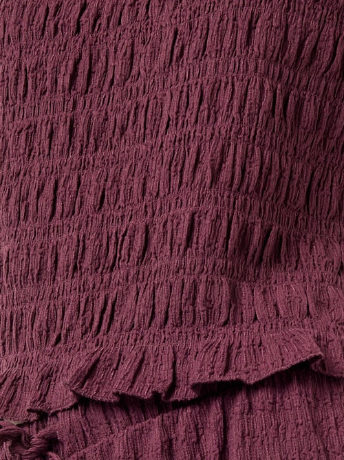 Top fruncido sin mangas - Kiabi