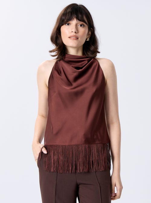 Top halter drapeado - Kiabi